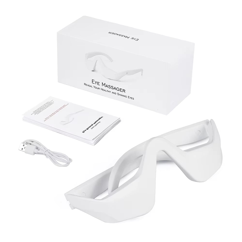 PREGANTI® Red Light Therapy Glasses + EMS to Erase Eye Bags